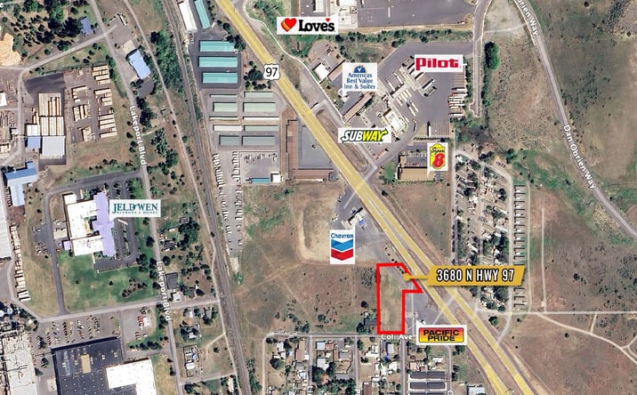 Pictures of Land, Retail property located at 3680 N HWY 97, Klamath Falls, OR 97601 for sales - image #1