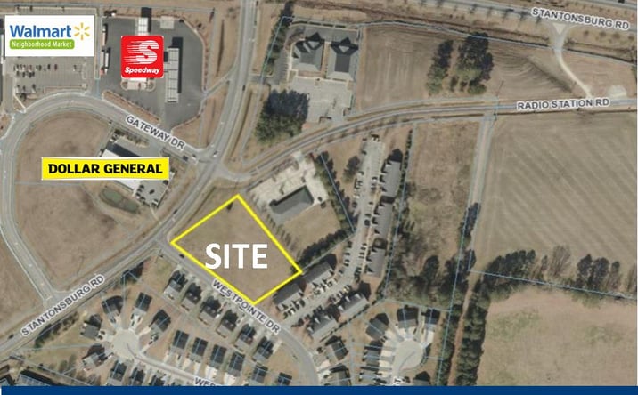 Pictures of Land property located at Stantonsburg Road & Radio Station Road, Greenville, NC 27835 for sales - image #1
