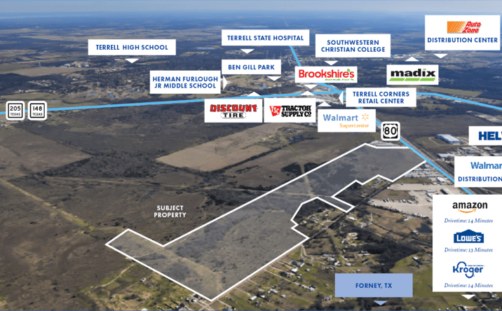 Pictures of Land property located at Hwy 80 and CR 237, Terrell, TX 75160 for sales - image #1