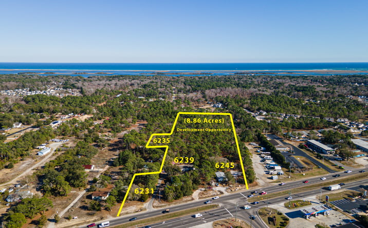 Pictures of Land property located at 6245 Carolina Beach Rd, Wilmington, NC 28412, 6239 Carolina Beach Rd, Wilmington, NC 28412 for sales - image #1