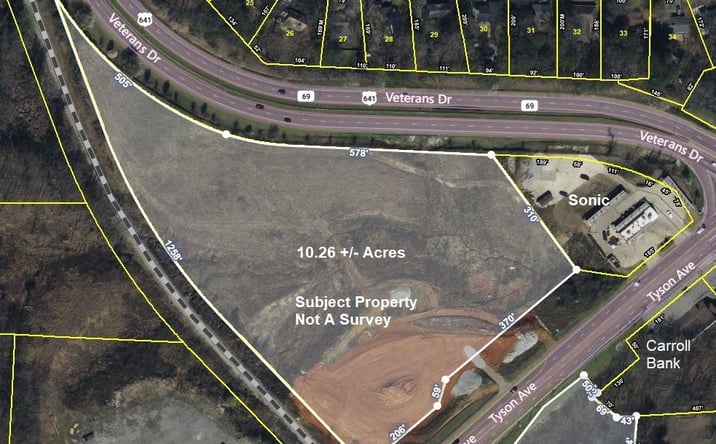 Pictures of Land property located at Highway 79 S And Tyson Avenue, Paris, TN 38242 for sales - image #1