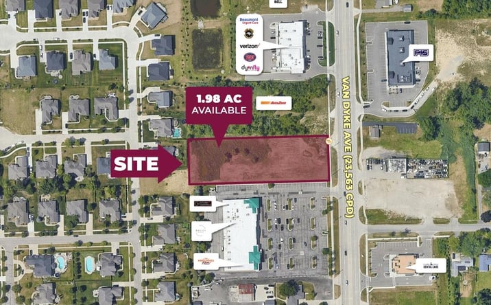Pictures of Land property located at 56157 Van Dyke Ave, Shelby Township, MI 48316 for sales - image #1