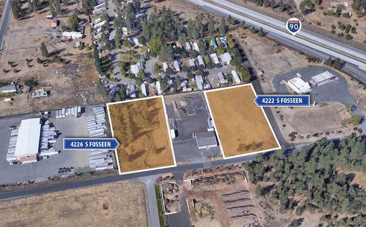 Pictures of Land property located at 4226 & 4222 S Fosseen Rd, Spokane, WA 99224 for sales - image #1