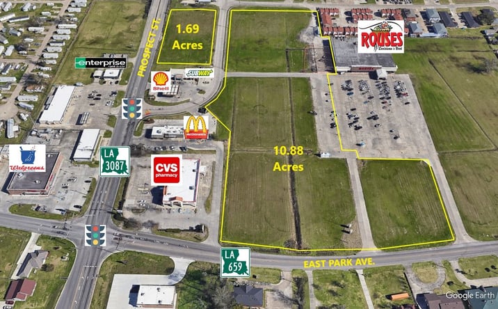 Pictures of Land property located at 9455 E Park Ave, Houma, LA 70363 for sales - image #1