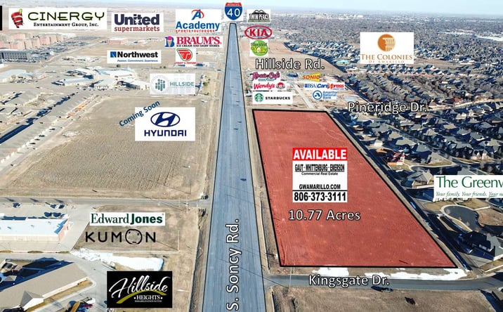 Pictures of Retail, Land property located at S. Soncy, Between Pineridge & Kingsgate, Amarillo, TX 79119 for sales - image #1