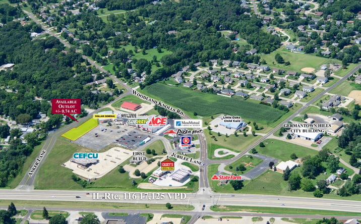 Pictures of Land property located at 523 Jubilee Lane, Germantown Hills, IL 61548 for sales - image #1