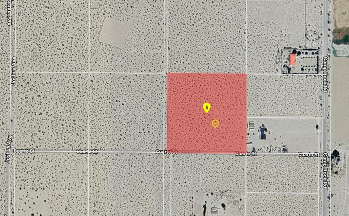Pictures of Land property located at #154" Cuarto Street Lucerne Valley CA USA, Lucerne Valley, CA 92356 for sales - image #1