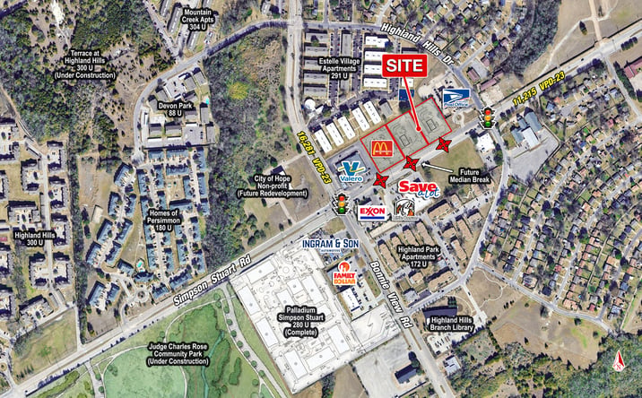 Pictures of Retail property located at 3659 Simpson Stuart Rd, Dallas, TX 75241 for sales - image #1