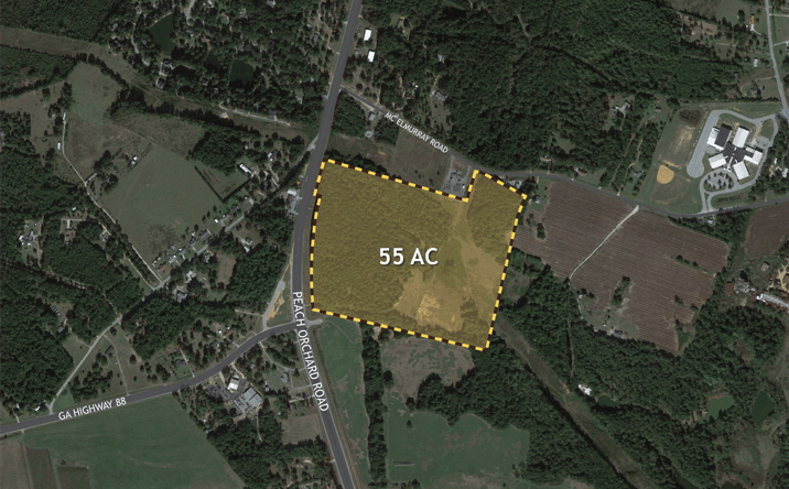 Pictures of Land property located at 4150 Peach Orchard Rd, Hephzibah, GA 30815 for sales - image #1