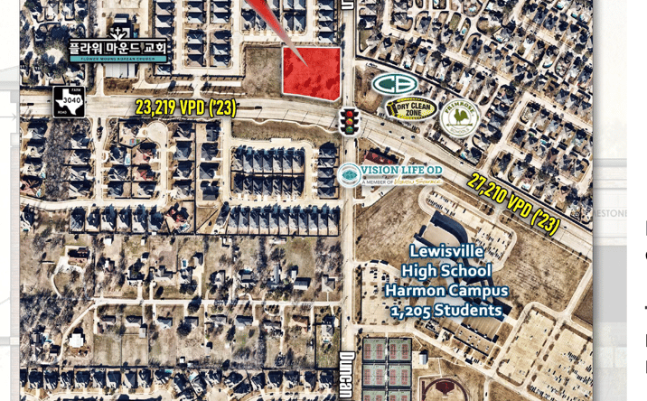 Pictures of Land, Retail property located at 100 Flower Mound Rd, Flower Mound, TX 75028 for sales - image #1