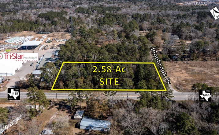 Pictures of Industrial, Land, Retail property located at 21761 Pinebrook Dr, New Caney, TX 77357 for sales - image #1