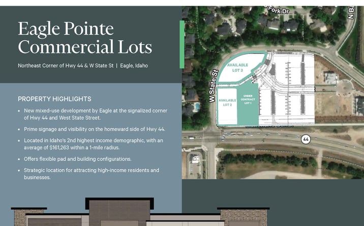 Pictures of Land, Retail property located at NEC West State Street and Highway 44, Eagle, ID 83616 for sales - image #1