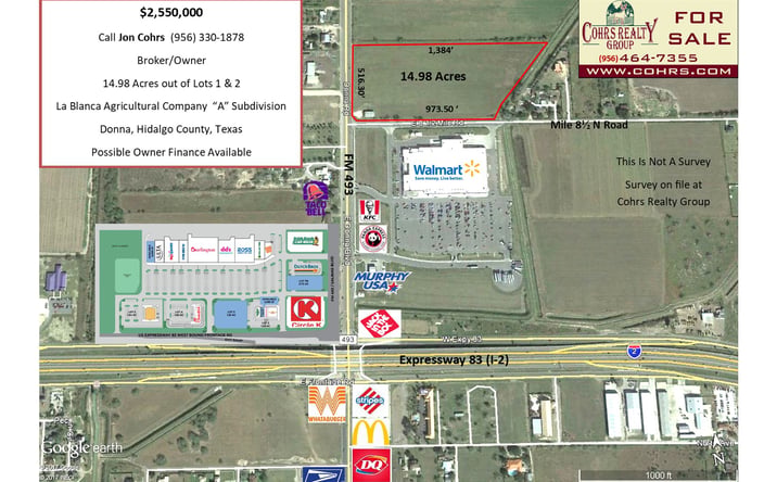 Pictures of Land property located at 2300 N FM 493 Road, Donna, TX 78537 for sales - image #1