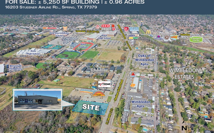 Pictures of Retail, Special Purpose property located at 16203 Stuebner Airline Rd, Spring, TX 77379 for sales - image #1