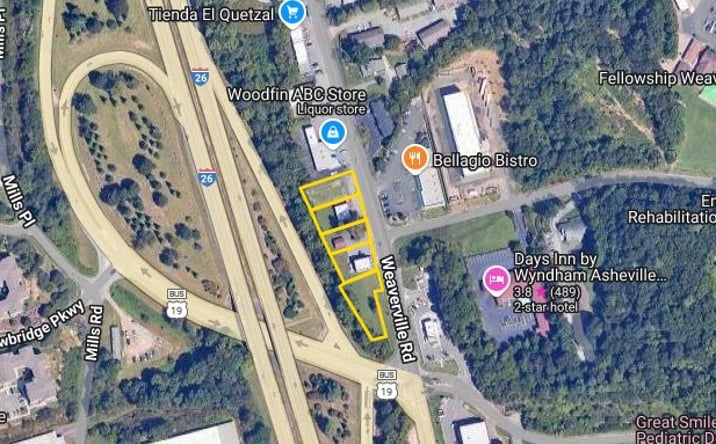 Pictures of Land property located at Weaverville Rd, Woodfin, NC 28804 for sales - image #1
