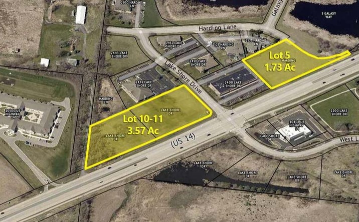 Pictures of Land property located at SWC Rt. 14 and Lake Shore Drive, Woodstock, IL 60098 for sales - image #1