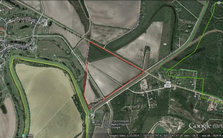Pictures of Land property located at 61.71 Acres Us Highway 281, Brownsville, TX 78520 for sales - image #1