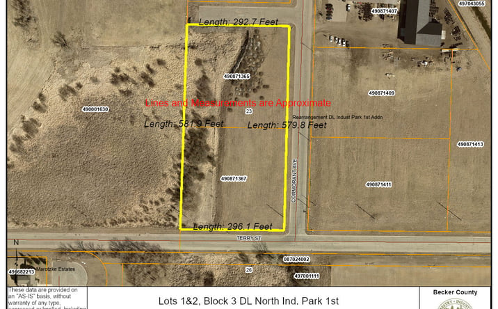 Pictures of Industrial, Land property located at 838 Cormorant Ave, Detroit Lakes, MN 56501 for sales - image #1