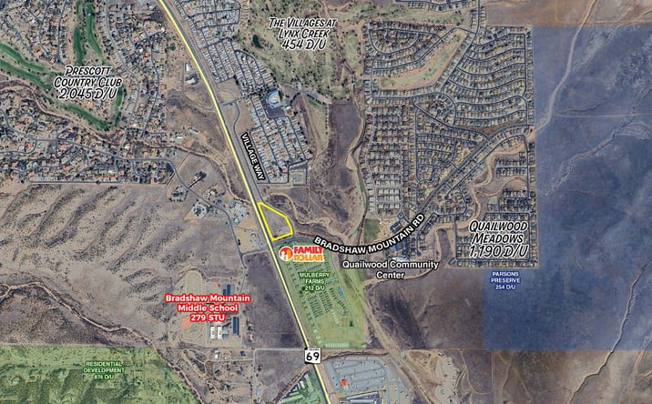 Pictures of Retail property located at SR-69 & Bradshaw Mountain Rd | NEC, Prescott Valley, AZ 86327 for sales - image #1