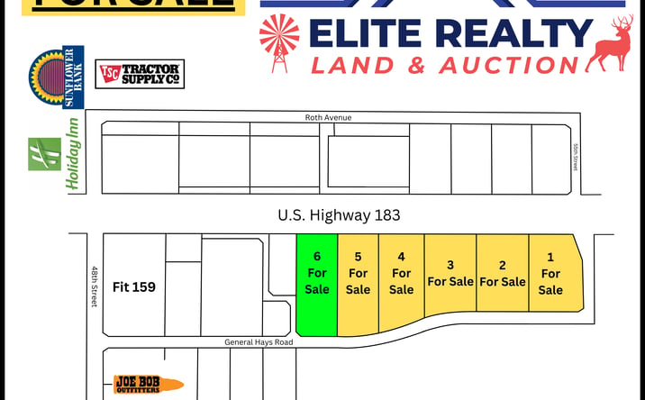 Pictures of Land, Mixed Use property located at 0 Lot 6 General Hays Road, Hays, KS 67601 for sales - image #1