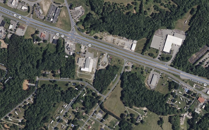 Pictures of Land property located at 2104 East Dixon Boulevard, Shelby, NC 28152 for sales - image #1