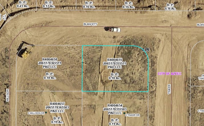 Pictures of Land property located at LOT 12 TINKER Drive, Aztec, NM 87410 for sales - image #1