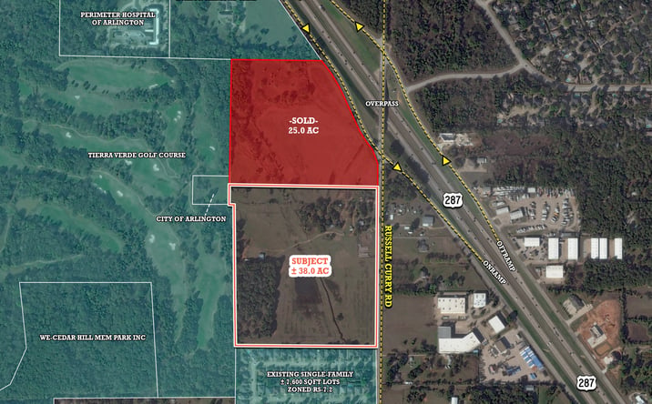 Pictures of Land property located at 7300 U.S. 287 Frontage Rd, Arlington, TX 76001 for sales - image #1