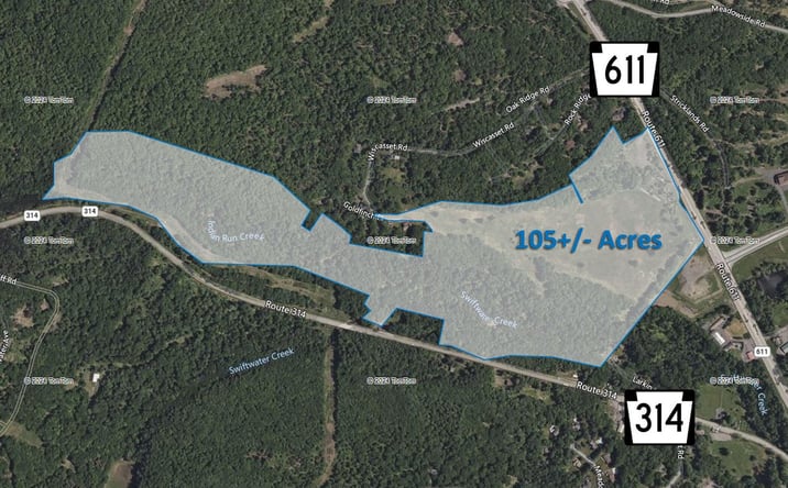 Pictures of Land property located at 1744 Route 611, Mount Pocono, PA 18344 for sales - image #1