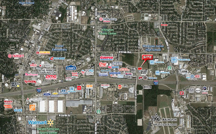 Pictures of Land property located at Southeast corner Center St and Highlander Blvd, Arlington, TX 76018 for sales - image #1