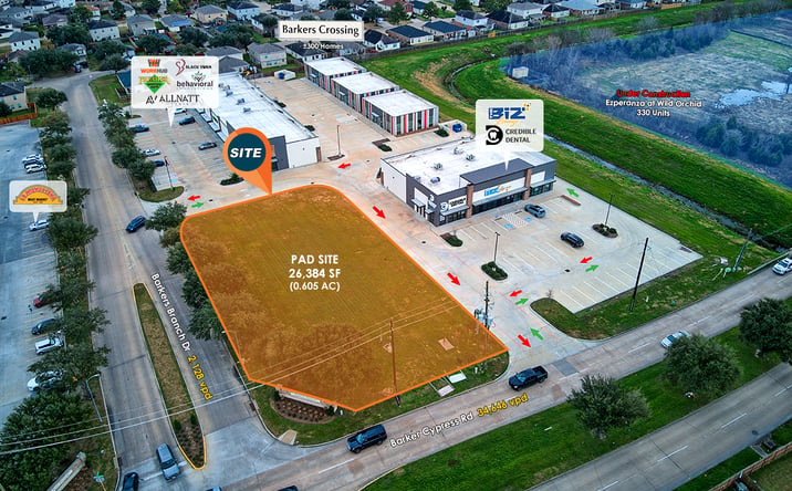 Pictures of Land property located at 3690 Barker Cypress Rd, Houston, TX 77084 for sales - image #1