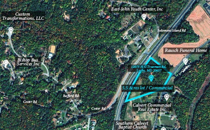 Pictures of Office property located at 12075 H G Trueman Road, Lusby, MD 20657 for sales - image #1