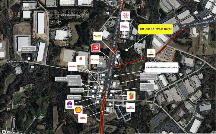 Pictures of Industrial, Land, Retail property located at 339 NC-68, Greensboro, NC 27409 for sales - image #1
