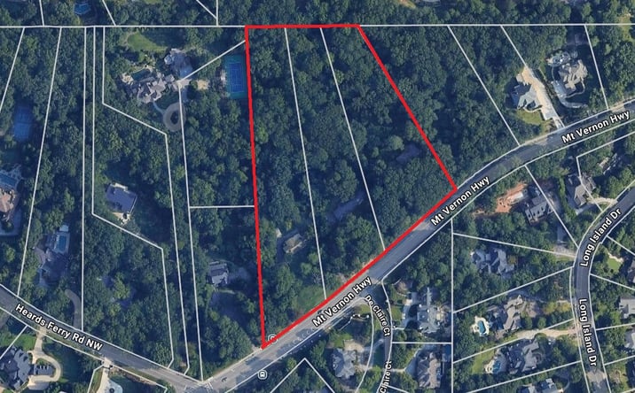 Pictures of Land property located at 277 Mount Vernon Highway NW, Sandy Springs, GA 30328 for sales - image #1