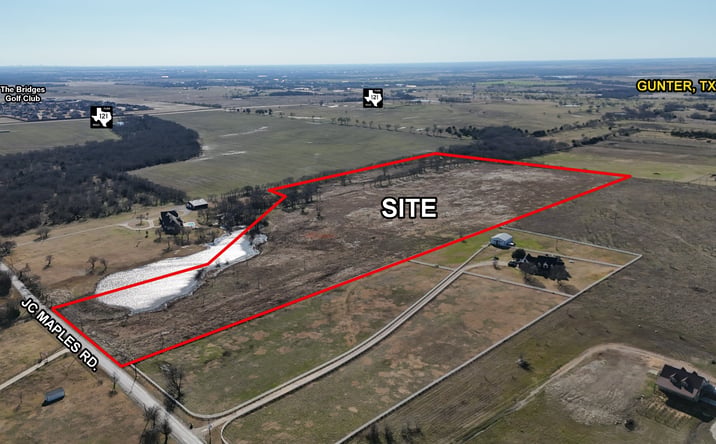 Pictures of Land property located at NWQ JC Maples Rd. & F.M. 121, Gunter, TX 75058 for sales - image #1