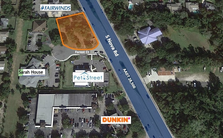 Pictures of Land property located at 210 S Nova Rd, Ormond Beach, FL 32174 for sales - image #1
