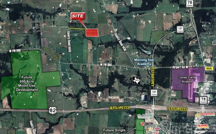 Pictures of Land property located at 1445 Circle Dr, Bonham, TX 75418 for sales - image #1