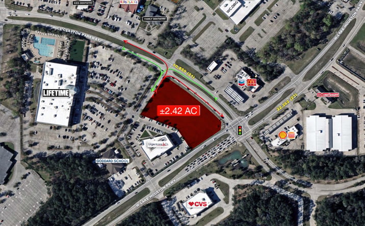 Pictures of Land property located at SWC Will Clayton Pkwy, Humble, TX 77346 for sales - image #1