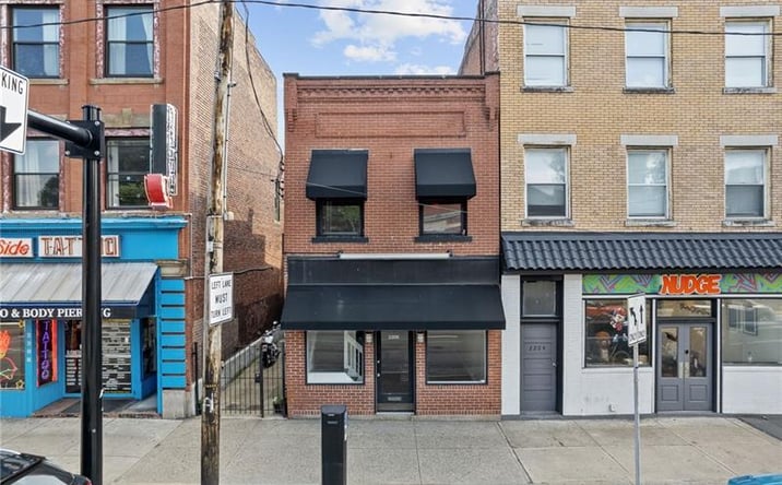 Pictures of Retail, Multifamily, Office, Mixed Use property located at 2206 E Carson St, Pittsburgh, PA 15203 for sales - image #1