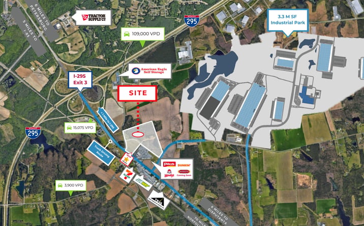 Pictures of Land property located at 9300 Fountain Dr, Prince George, VA 23875 for sales - image #1