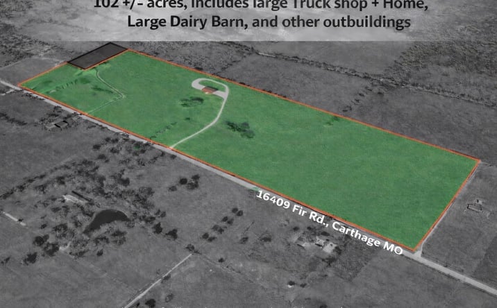 Pictures of Land, Industrial, Special Purpose property located at 16409 Fir Rd, Carthage, MO 64836 for sales - image #1
