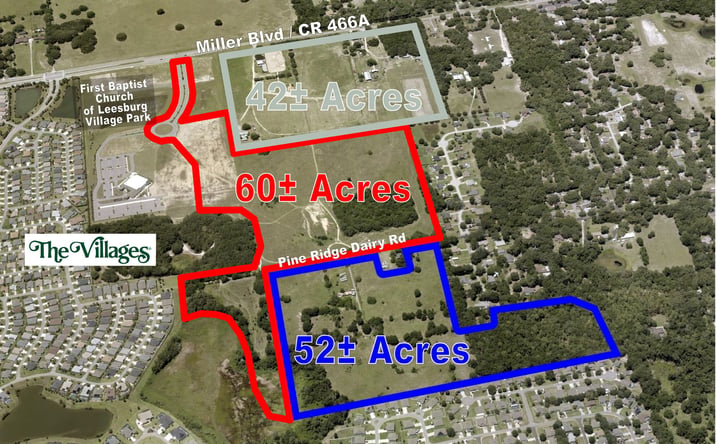 Pictures of Mixed Use, Land, Senior Living property located at Miller Boulevard (CR 466A) & Pine Ridge Dairy Road, Fruitland Park, FL 34731 for sales - image #1