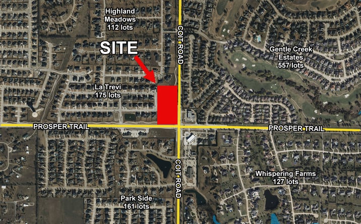 Pictures of Land property located at 1199 N Coit Rd, Prosper, TX 75078 for sales - image #1