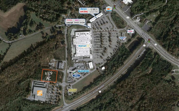 Pictures of Land property located at 302 Memorial Dr, Toccoa, GA 30577 for sales - image #1