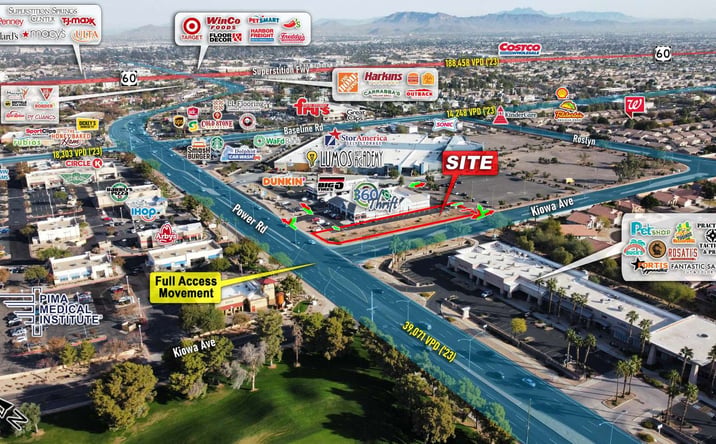 Pictures of Land property located at NEC of Power Rd and Kiowa Ave, Mesa, AZ 85201 for sales - image #1