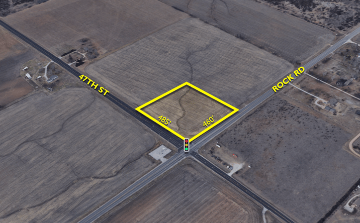 Pictures of Land property located at NWC 47th & Rock Rd, Derby, KS 67037 for sales - image #1