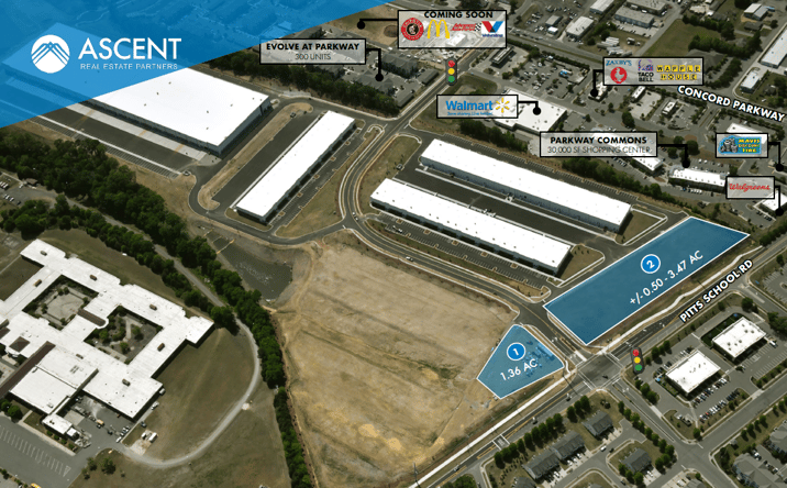 Pictures of Land property located at 100 Pitts School Rd SW, Concord, NC 28027 for sales - image #1