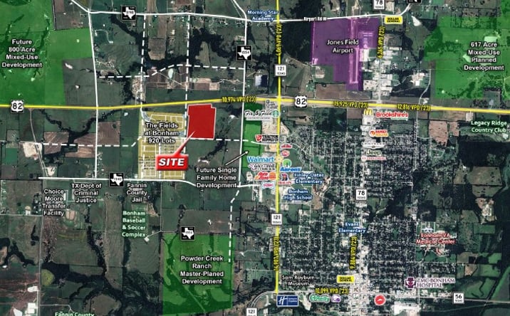Pictures of Land property located at 1 US Hwy 82, Bonham, TX 75418 for sales - image #1
