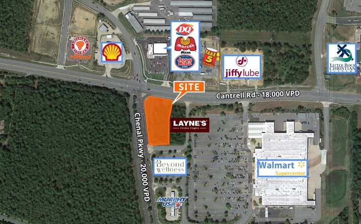 Pictures of Land property located at 19419 Cantrell Rd, Little Rock, AR 72223 for sales - image #1