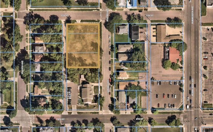 Pictures of Land property located at 435 N Spring Ave, Sioux Falls, SD 57104 for sales - image #1