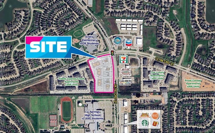 Pictures of Land, Retail property located at SWC Fry Rd & Longenbaugh Rd, Houston, TX 77433 for sales - image #1